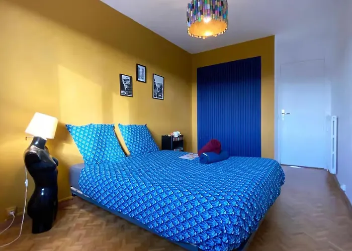 Lejlighed Vue Panoramique - Terrasse - Climatisation - 2 Bedrooms - Wifi - Cuisine - Tramway Nice