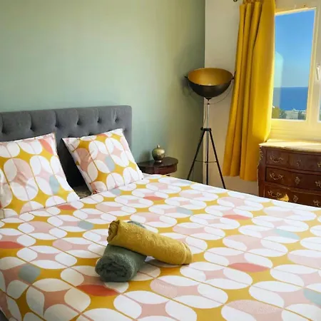 Panoramic Sea View - Terrace - Air Conditioning - 2 Bedrooms - Wifi - Kitchen - Tram Διαμέρισμα Νίκαια