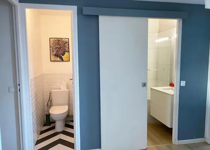 Vue Panoramique - Terrasse - Climatisation - 2 Bedrooms - Wifi - Cuisine - Tramway * ניס
